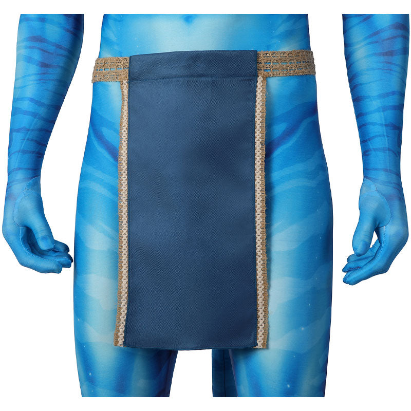 Movie Avatar 2 The Way of Water Jake Sully Cosplay Costume