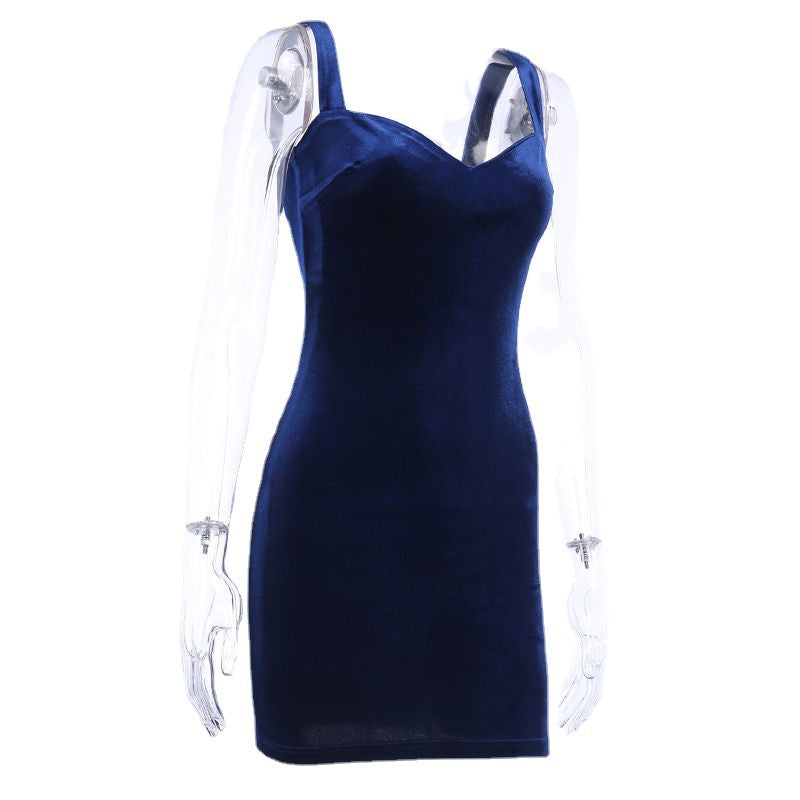 Sexy Sling Dress Female Harajuku Light Mature — scale reference