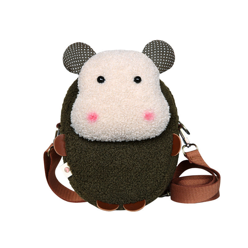 Three-Color Patch Cartoon Plush Bag Girl | Magic Stories