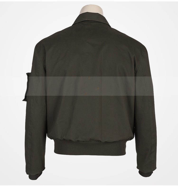 High Aspiration Medellin Cos Suit Bomber Jacket Cosplay — in use