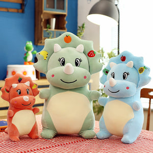 Creative Fruit Triceratops Plush Toy | Magic Stories