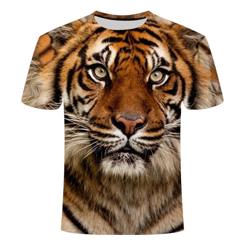 Lion Anime 3d Printed T-shirt — in use