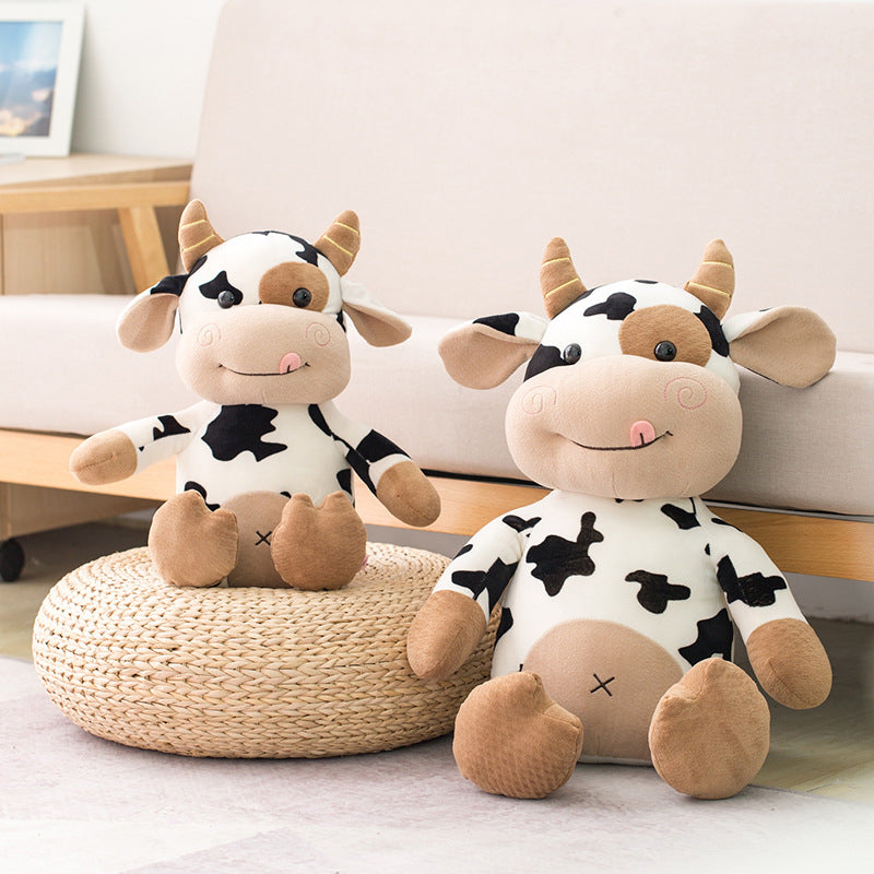 Cow Plush Toy - Soft Stuffed Cow Animal Plush In 30, 40 And 50 cm — detail