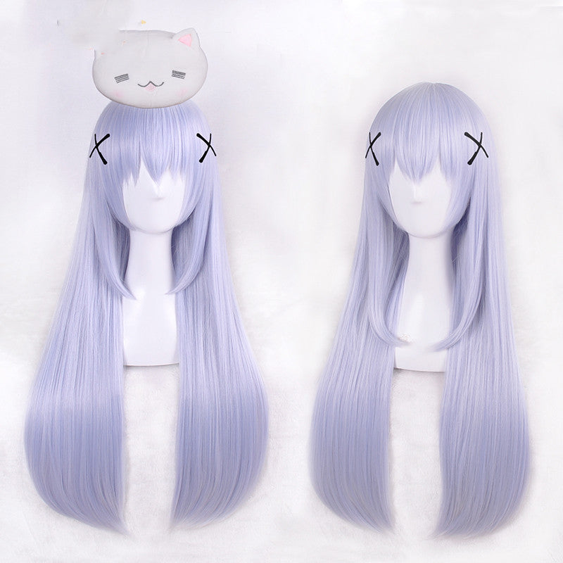 Kaze Chino cosplay wig — side view