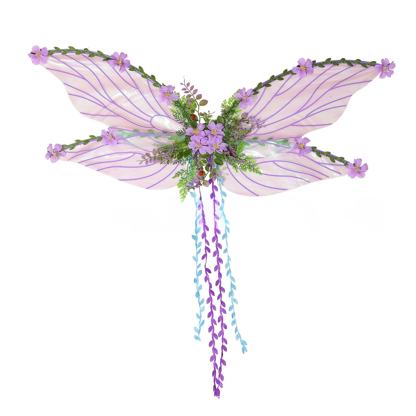 Green Cicada Wings Elf Costume For Halloween And Christmas — detail