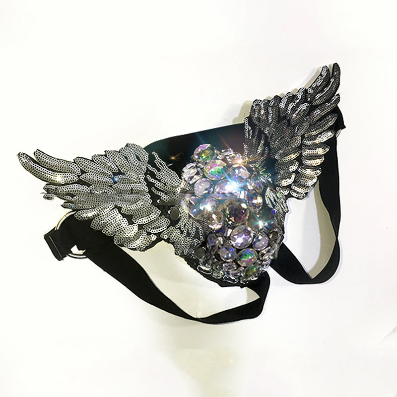 New Super Glitter Wings Sexy Costume Accessories — detail