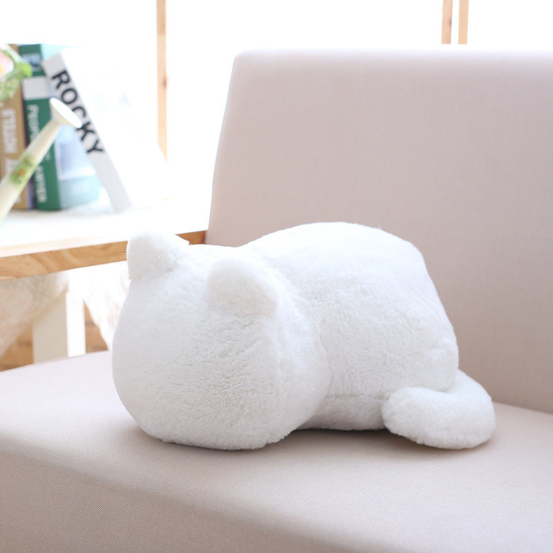Cat pillow plush toy โ in use
