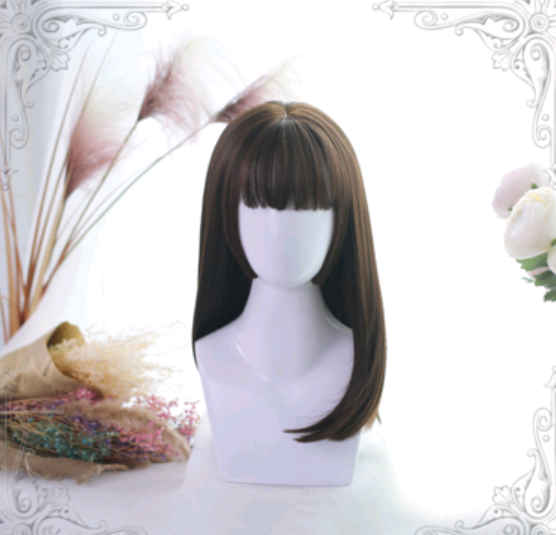 Lolita Wig Ji Fazhong Long Straight Wig Air | Magic Stories