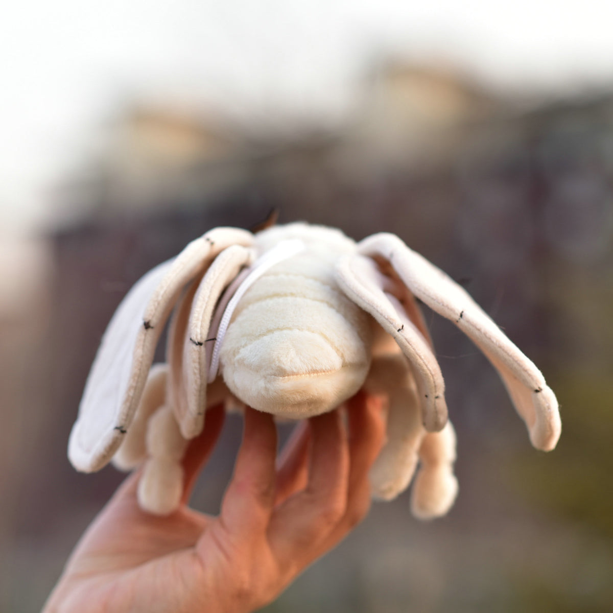 White Moth Plush Toy Stuffed Insect | Magic Stories