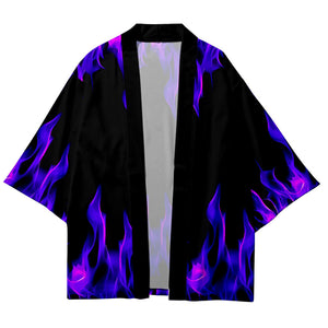 Summer Haori Kimono 3D Color Block Landscape | Magic Stories
