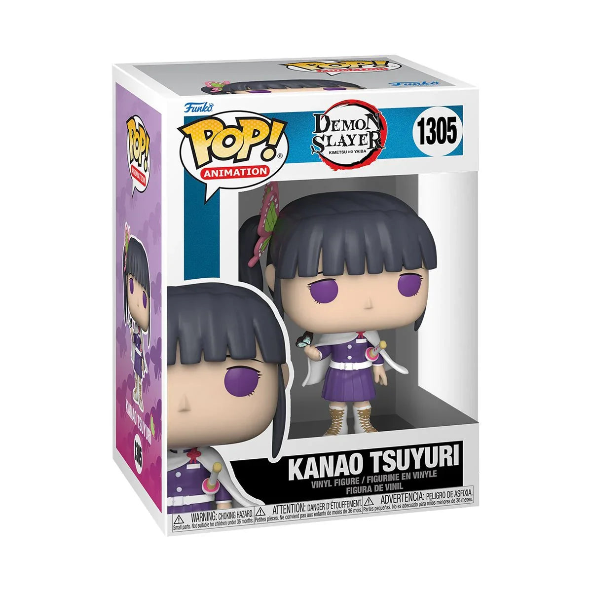 Demon Slayer: Kimetsu no Yaiba Kanao Tsuyuri Pop! Vinyl Figure — side view