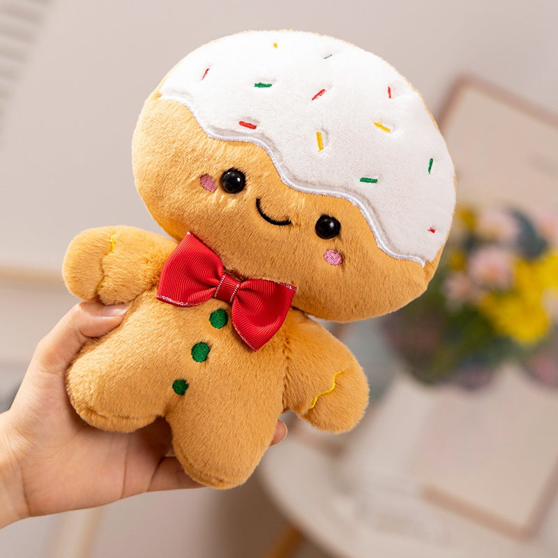 Cream Gingerbread Man Pillow Plush Toy | Magic Stories