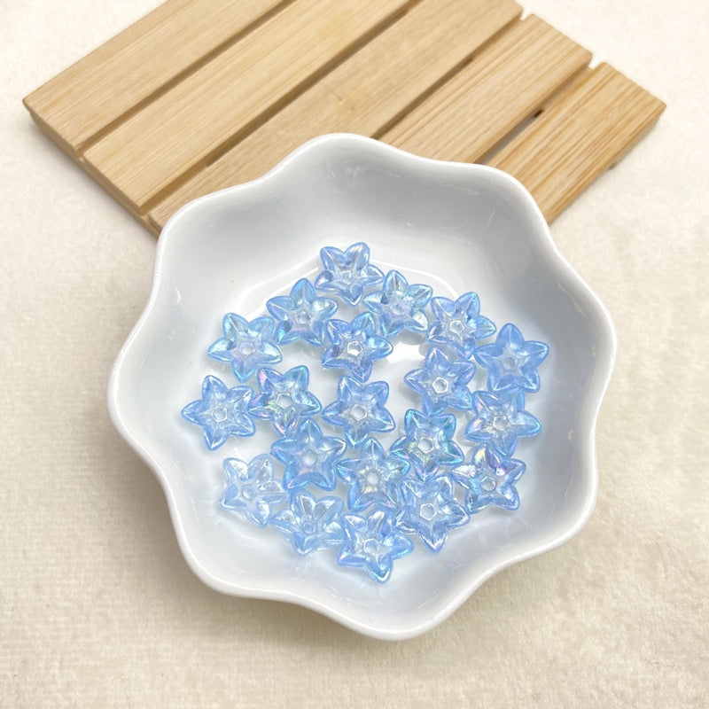 Translucent Flat-Back 5-Petal Acrylic Flower | Magic Stories