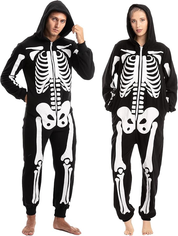 Skull Luminous Costume Black Skeleton Horror | Magic Stories