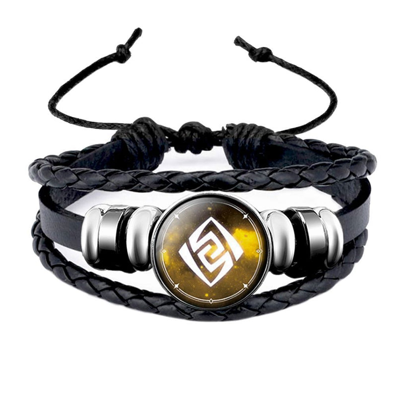 Genshin Impact Leather Bracelet Eye of God | Magic Stories