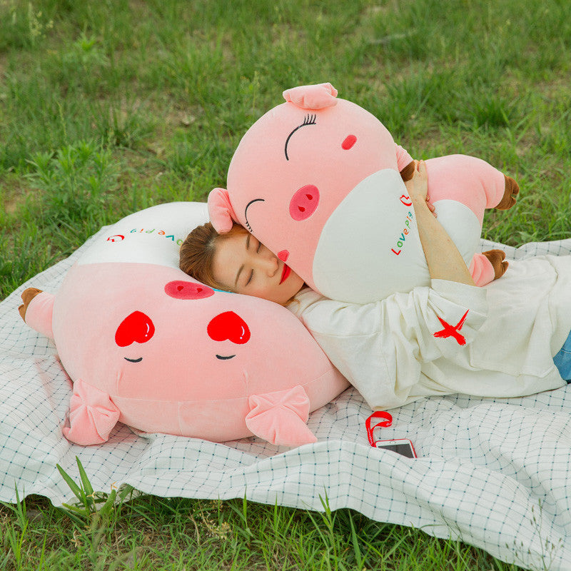 Pig Plush Toy Doll - Soft Short Plush Stuffed Pig With Down Filling — detail