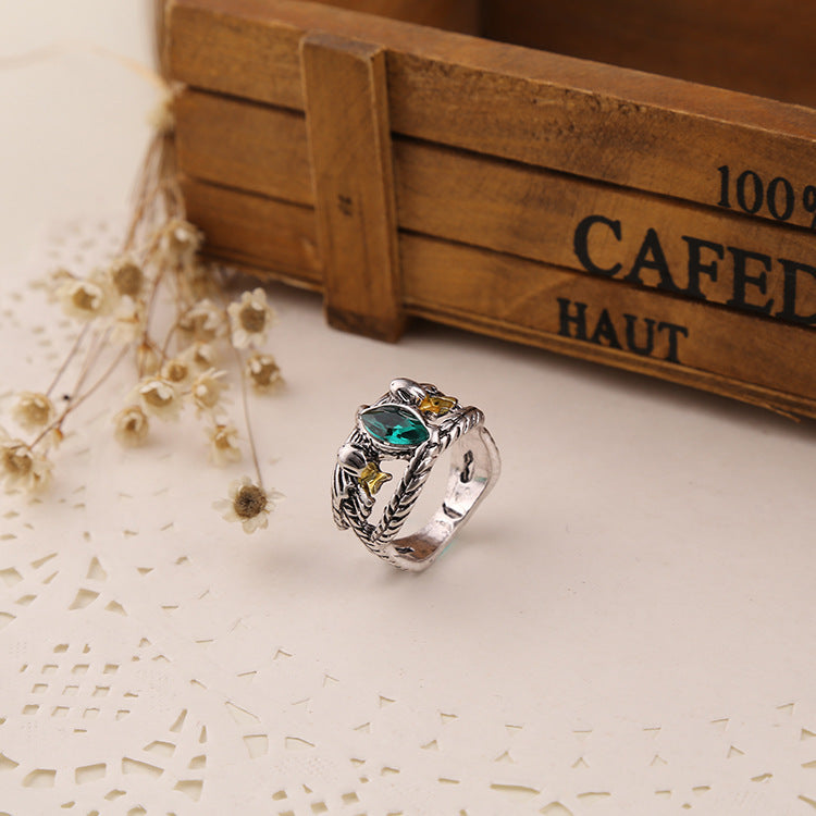 The Lord of the Rings Rings of Power 3-Pack — The One Ring, Gandalf's Narya & Aragorn's Ring of Barahir — side view