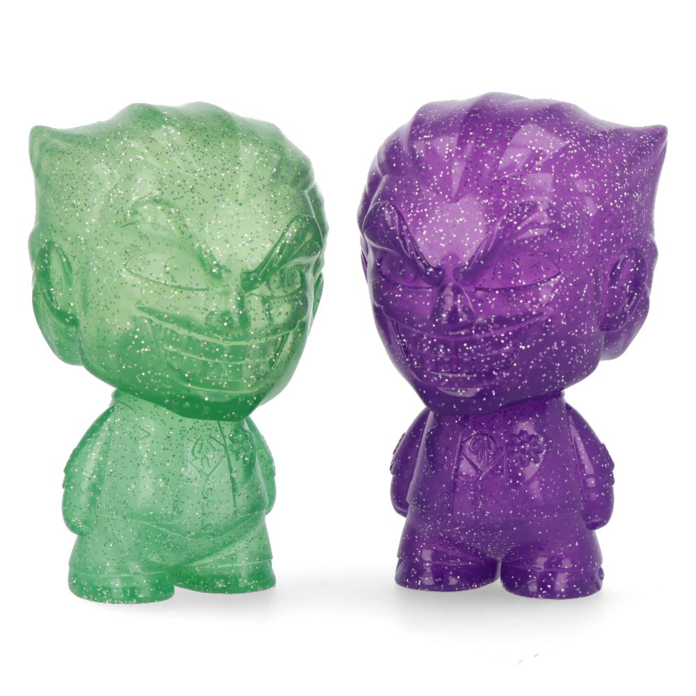 The Joker Green and Purple Glitter Hikari XS 2-pack (DC Comics) — in use
