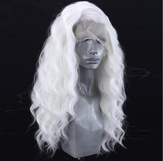 Chemical fiber front lace wig
