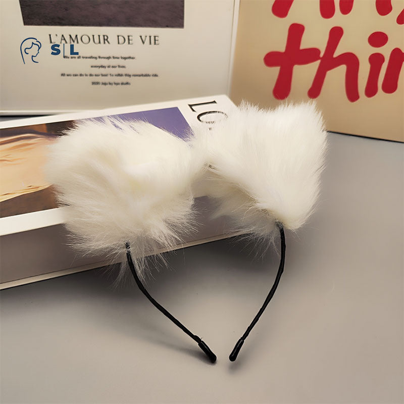 Furry Cat Ears Headband For Women โ packaging
