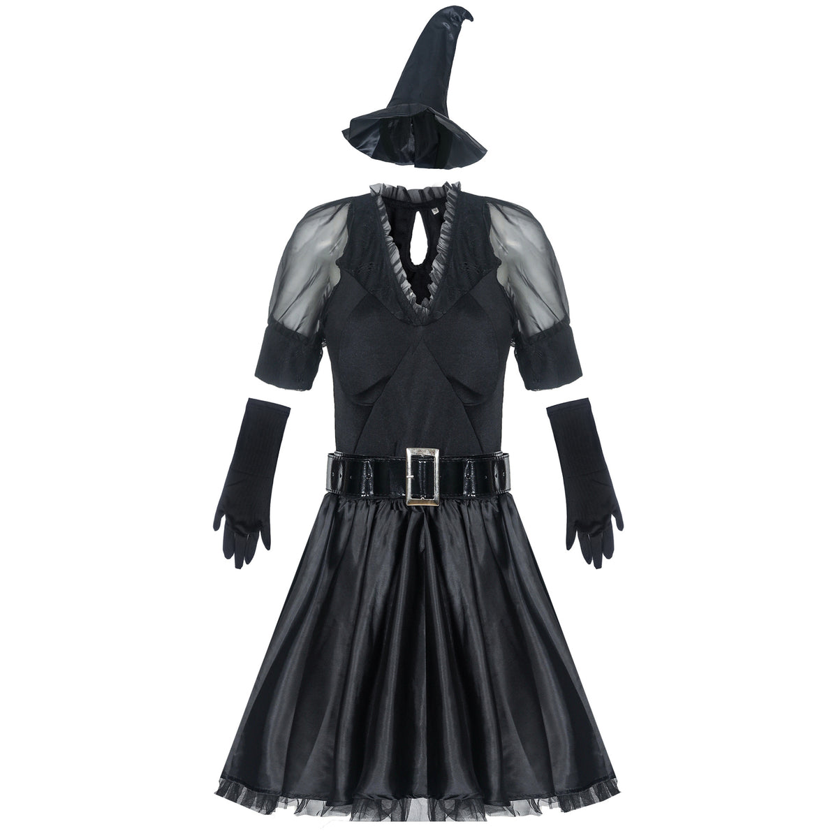 Women's Halloween Party Witch Costume Set Cosplay Devil Outfit — packaging