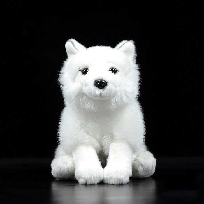 Simulation White Fox Arctic Fox Doll Plush | Magic Stories
