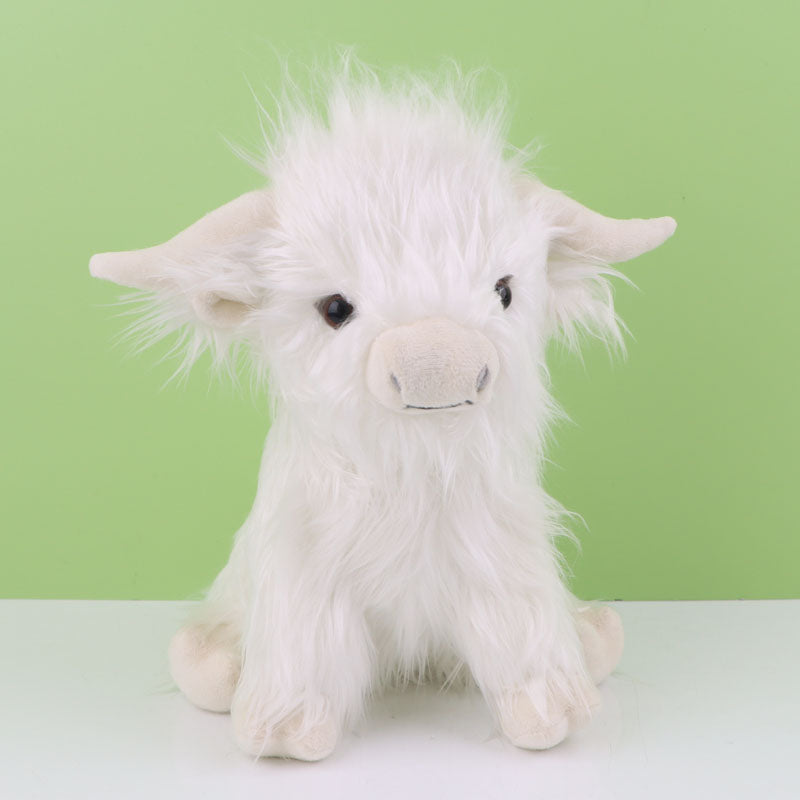Scottish Highland Cow Plush Toy Long Hair | Magic Stories
