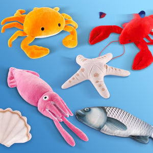 Cute Seafood Series Plush Doll Crab Lobster | Magic Stories