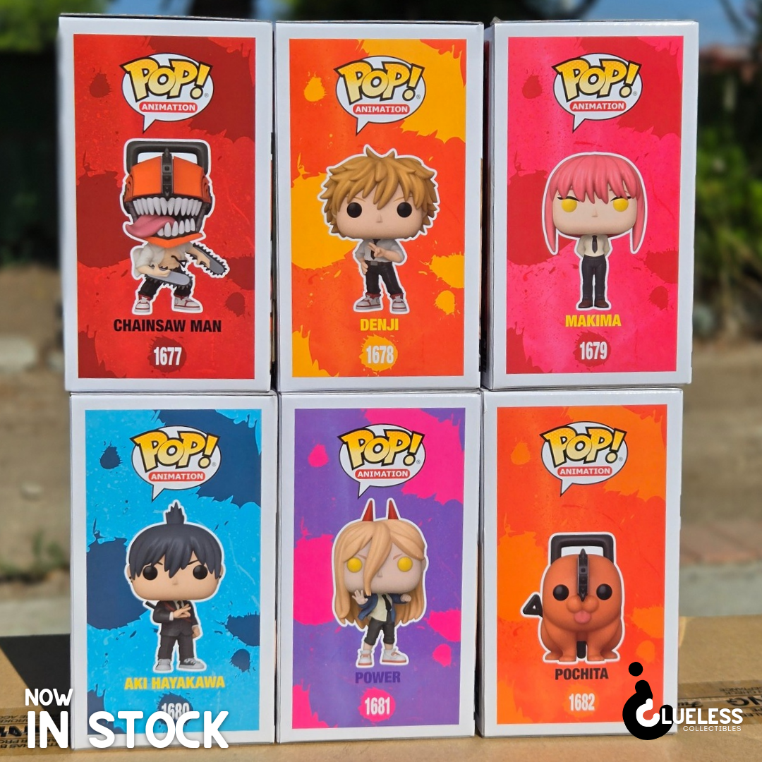 Chainsaw Man Funko Pop Set Bundle — back view
