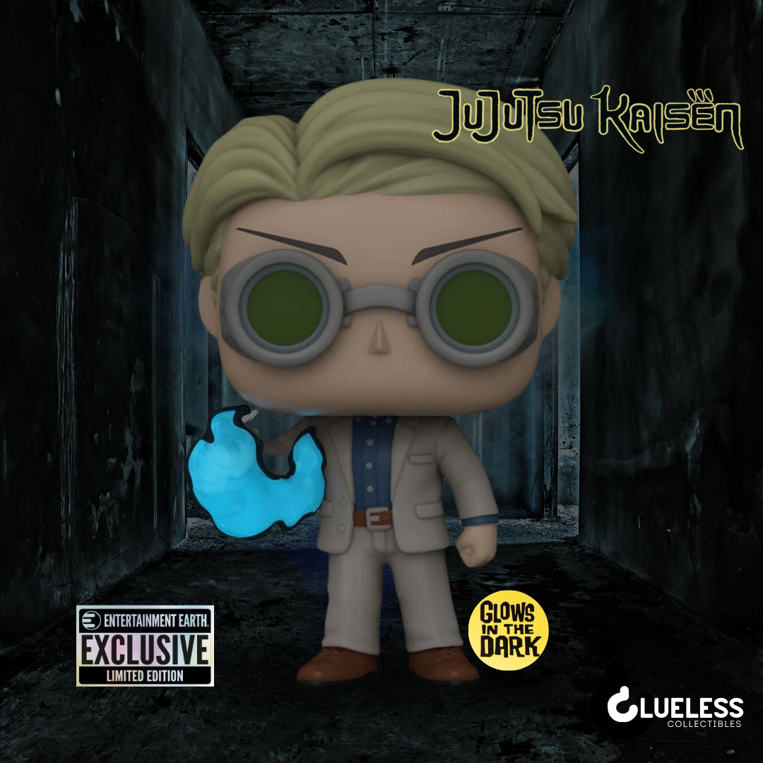 Kento Nanami Glow-in-the-Dark Funko Pop - Entertainment Earth Exclusive — side view