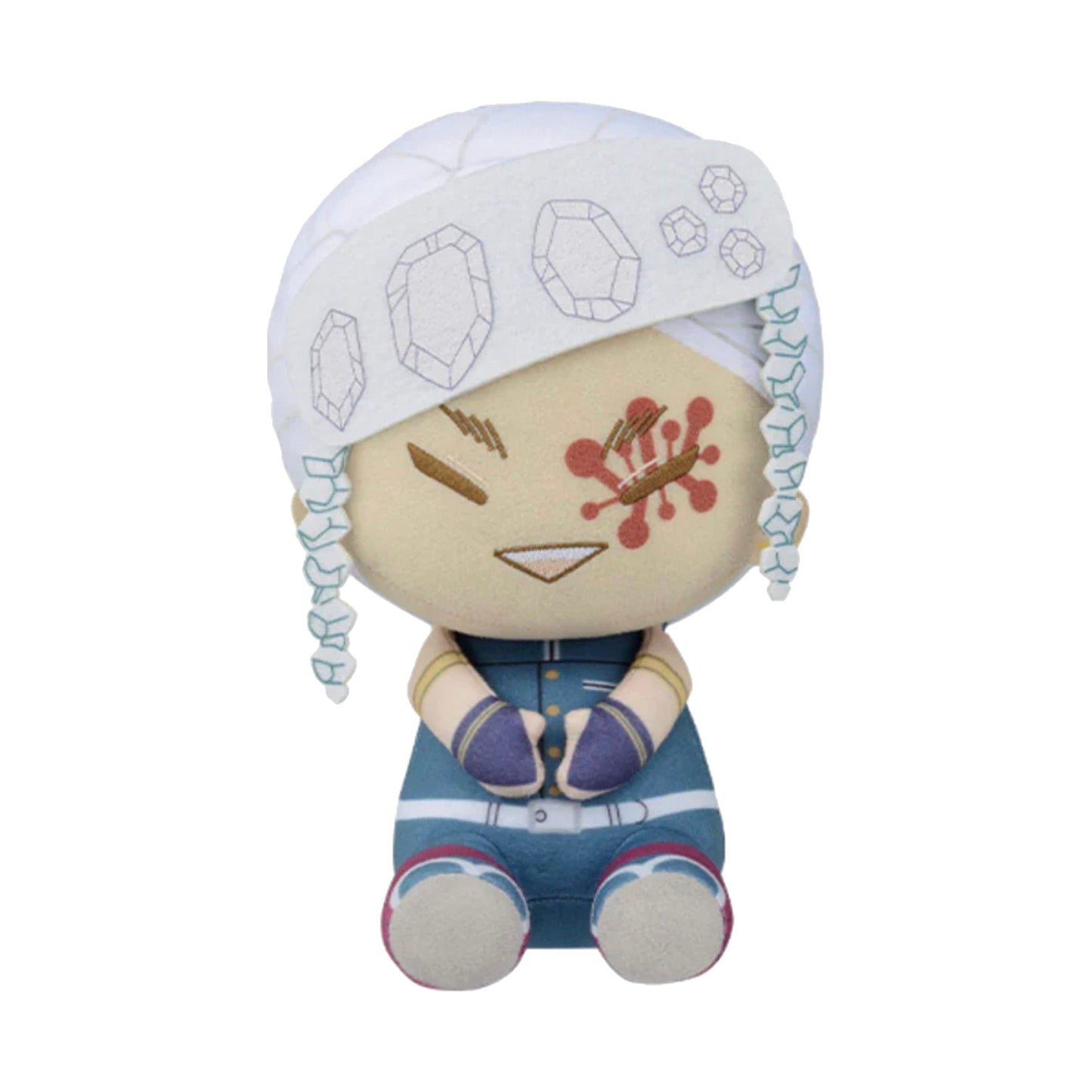 Demon Slayer Plush 3-Pack — Kanao Tsuyuri, Obanai Iguro & Tengen Uzui (agent draft T551) — side view