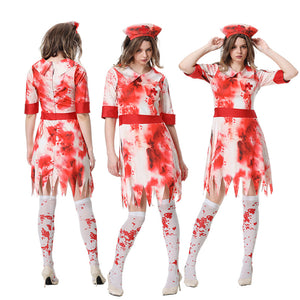 Halloween Bloody Female Nurse Vampire | Magic Stories