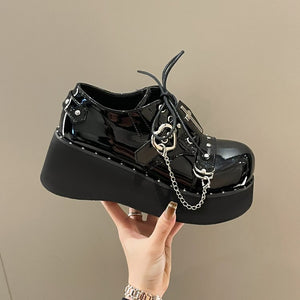 Punk Platform Shoes Dark Lolita Platform | Magic Stories
