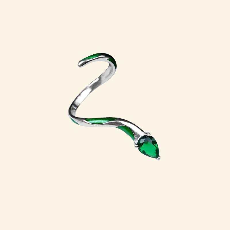Green Snake Ring