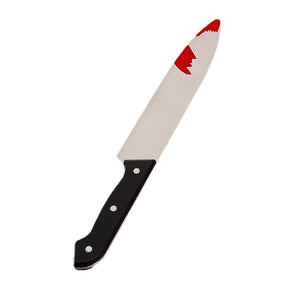Halloween Decoration Props Cosplay Artificial Horror Bloody Plastic Knife Trick Dagger Dance Performance