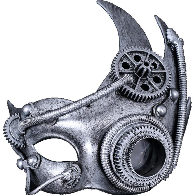 Mechanical Steampunk Retro Half Face Mask | Magic Stories