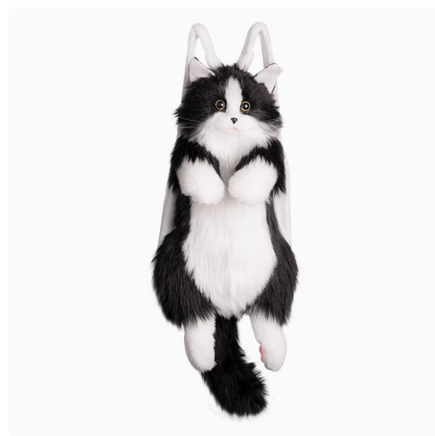 Cow Cat Backpack Simulation Plush Toy — packaging