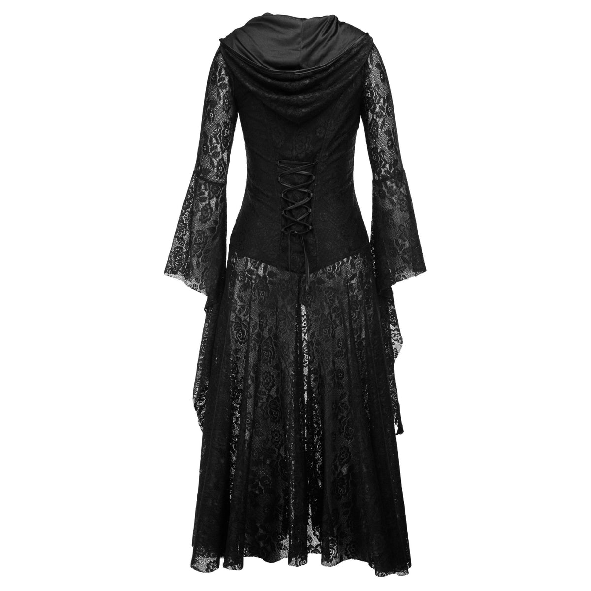 Women's Gothic Vintage Lolita Black Lace Dress — packaging