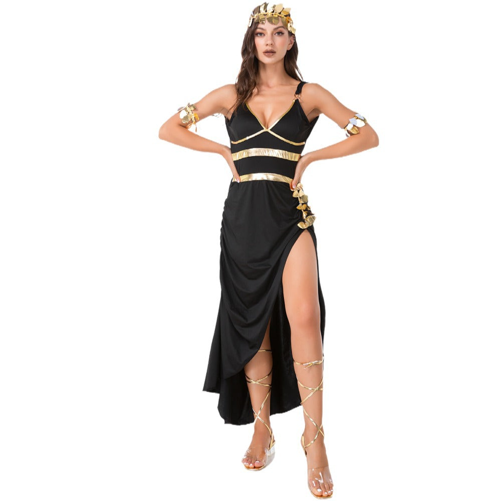 Halloween Cleopatra Costume Black Evening | Magic Stories
