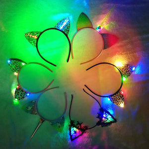 Glowing Hair Accessories Flashing Lights Cat | Magic Stories