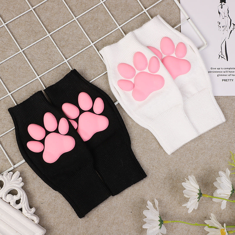 Fashion Cute Cat Plush Gloves For Girls — packaging