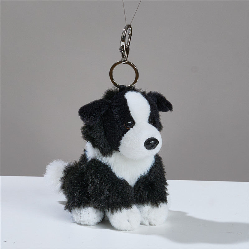 Border Collie Plush Toy Keychain | Magic Stories