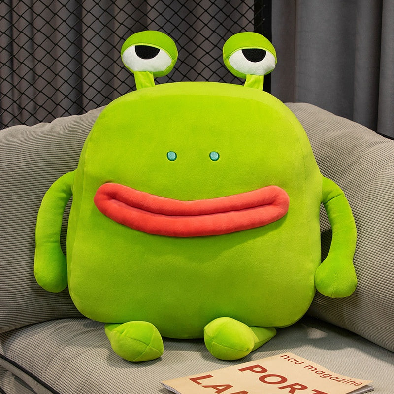 Ugly And Cute Cute Frog Pillow Plush Toy Accompany Toy Doll Sausage Mouth Gu Gugu — detail