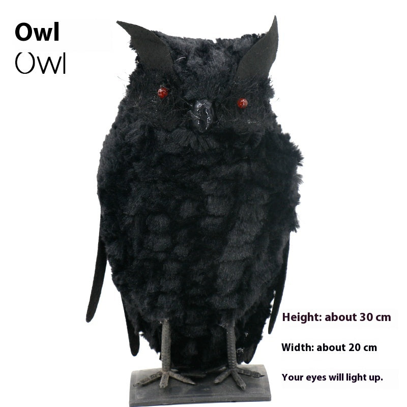 Halloween Decoration Owl Prop Decoration | Magic Stories