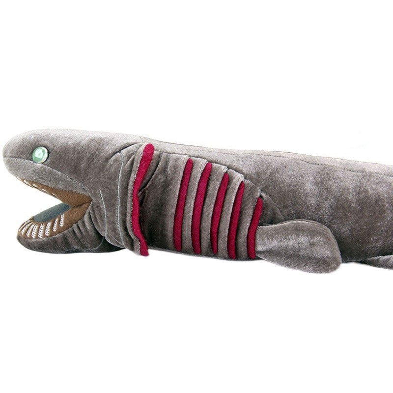 Cute Frilled Shark Doll Animal Plush Toy — scale reference