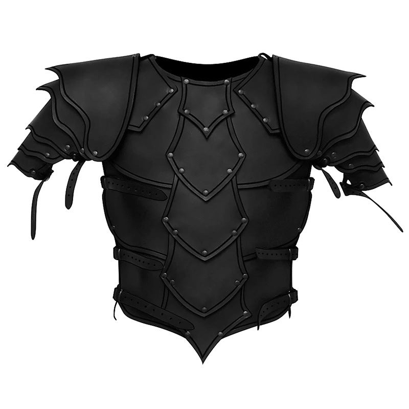 Anime Real-life Costume Samurai Armor COSPLAY Synthetic Leather Men's Clothing — packaging