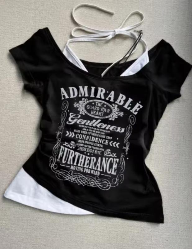 Women's Fashion New Harajuku Punk Top — scale reference
