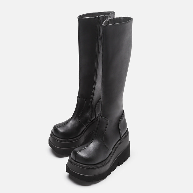 Gothic Platform Boots Biker Boots | Magic Stories