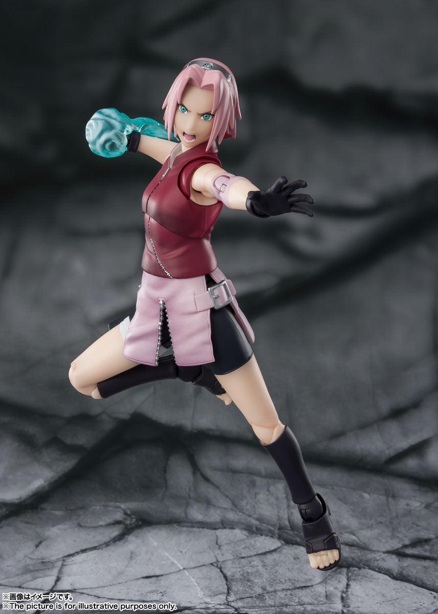 Naruto Shippuden S.H.Figuarts 2-Pack — Naruto Uzumaki & Sakura Haruno (agent draft T551) — back view