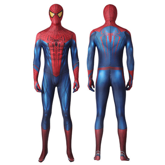 Spider-Man PS5 Amazing Suit Jumpsuit Cosplay Costumes — How Much Should a Superhero Cosplay Costume Cost? Marvel and DC Suits at $50, $100 and $200
